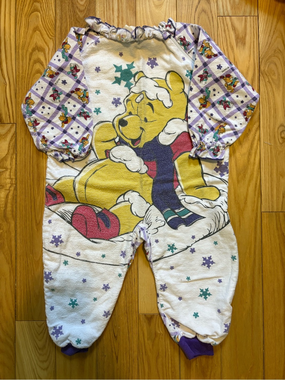Winnie the Pooh footless sleeper